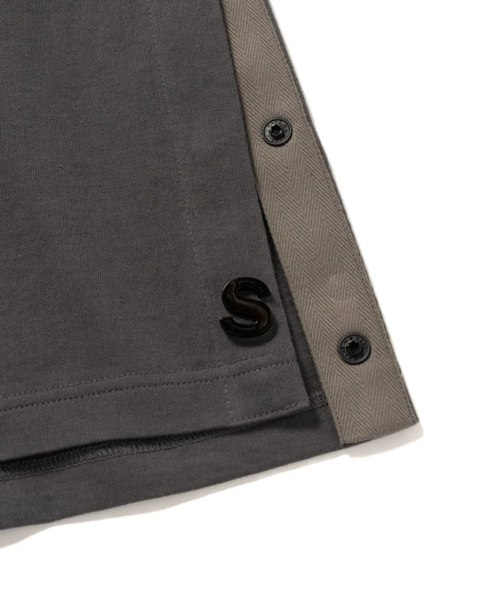 sacai S Cotton Jersey L/S T-Shirt C/Gray>Men T-Shirts