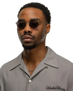 Native Sons Seeger Satin Black/Black Flash Mirror>Men Accessories