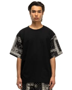 Sophnet. Sleeve Bandana S/S Wide Tee Black><noscript><img width=