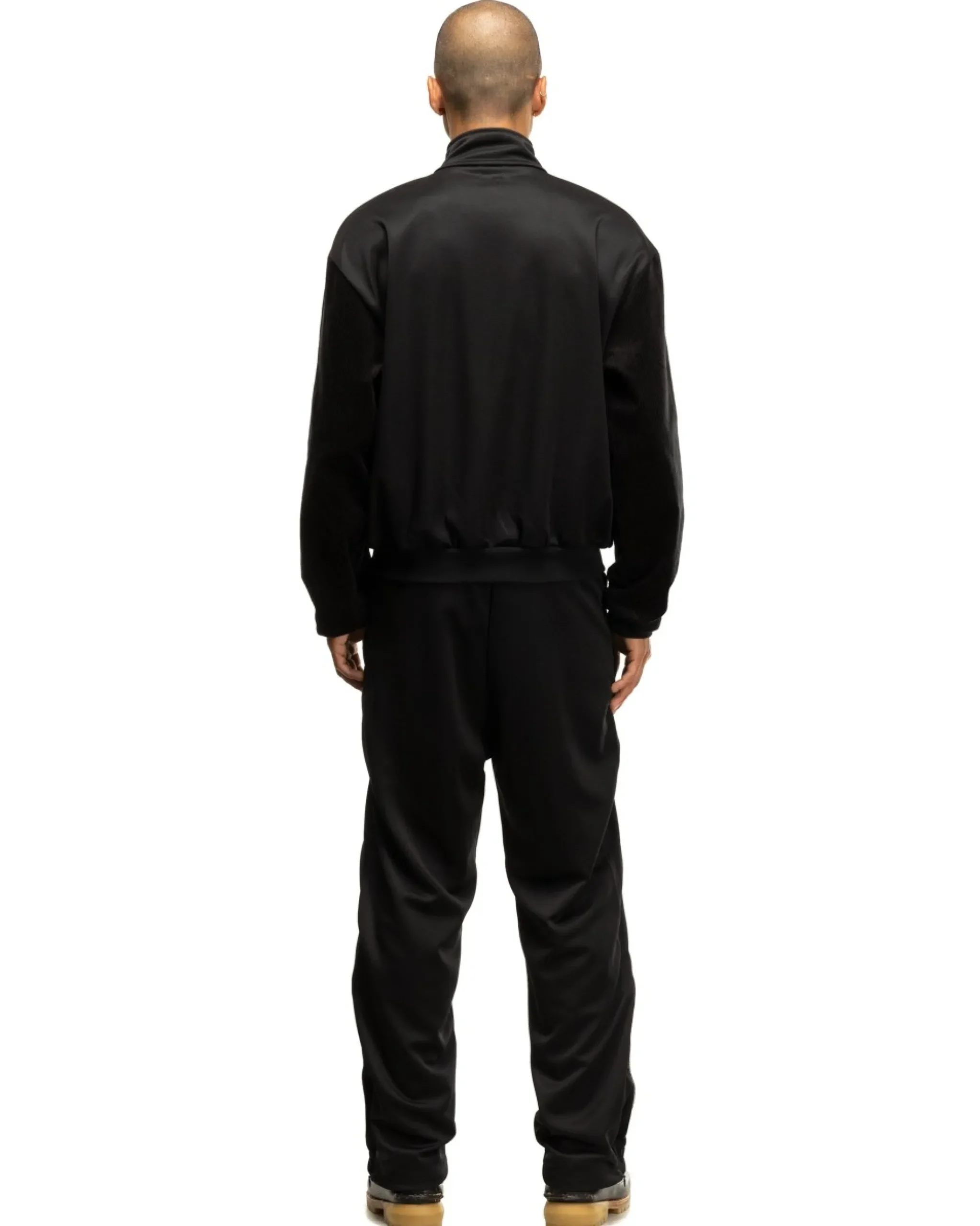 KAPITAL Smooth Jersey Kochi & Zephyr Straight Pants (Front Line) Black>Men Bottoms