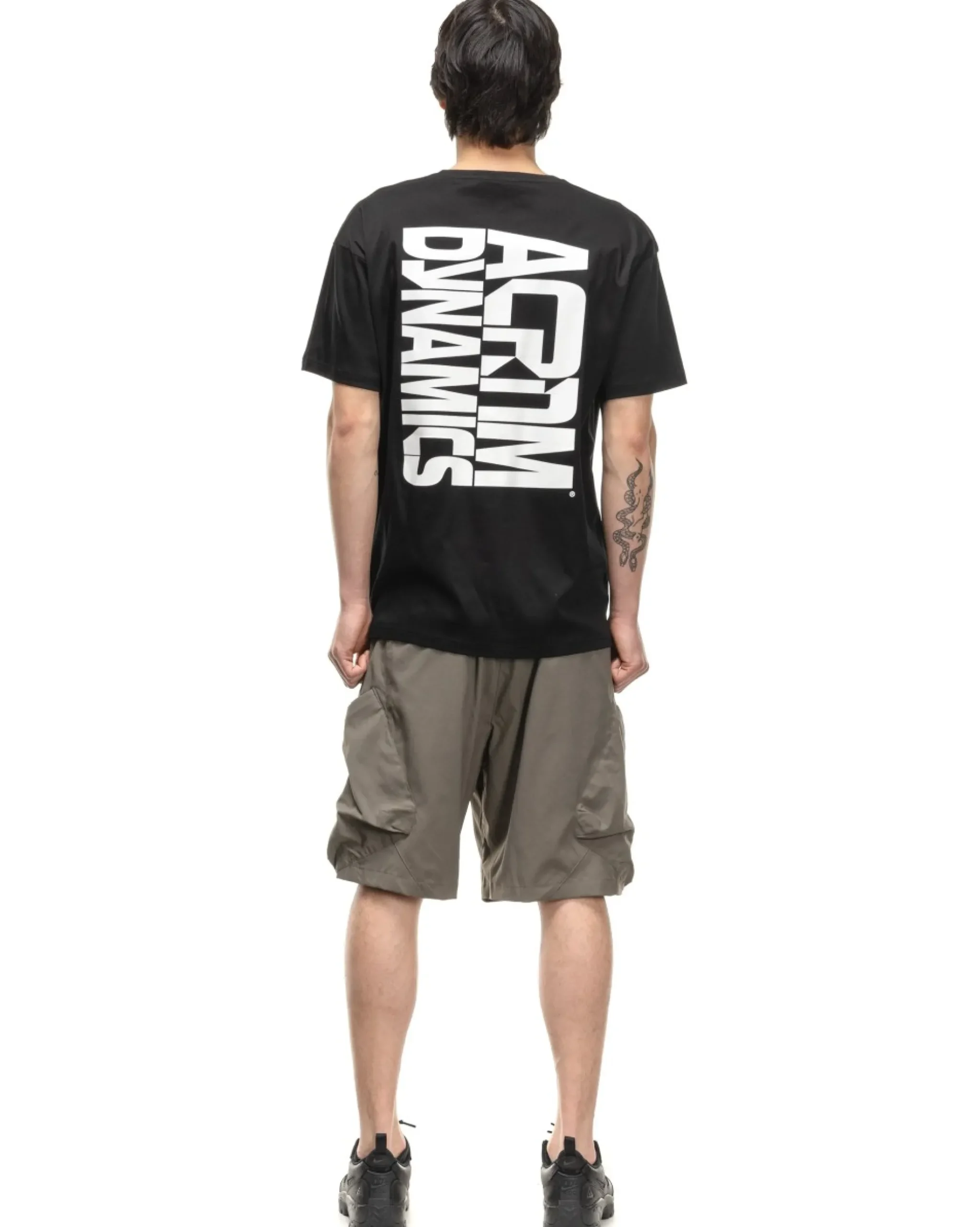 Acronym S24-Pr-A Mercerized Short Sleeve T-Shirt Black>Men T-Shirts