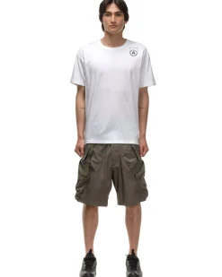 Acronym S24-Pr-B Mercerized Short Sleeve T-Shirt White>Men T-Shirts
