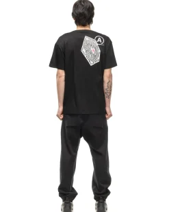 Acronym S24-Pr-B Mercerized Short Sleeve T-Shirt Black><noscript><img width=