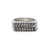 MAPLE Stackable Ring Silver 925 (Fw23)>Men Accessories