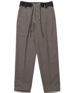 sacai Suiting Drawstring Pant Taupe>Men Bottoms