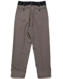 sacai Suiting Drawstring Pant Taupe><noscript><img width=