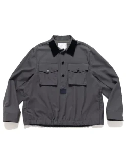 sacai Suiting Pullover Gray>Men Shirts