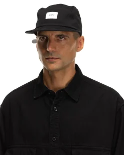 WTAPS T-5 02/Cap/Cotton. Denim Black>Men Headwear