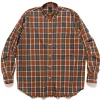 Daiwa Tech Button Down Shirts L/S Tartan Plaids Brown>Men Shirts