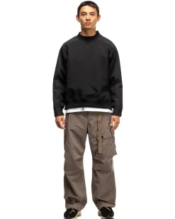 sacai Technical Jersey Pullover Black>Men Sweaters