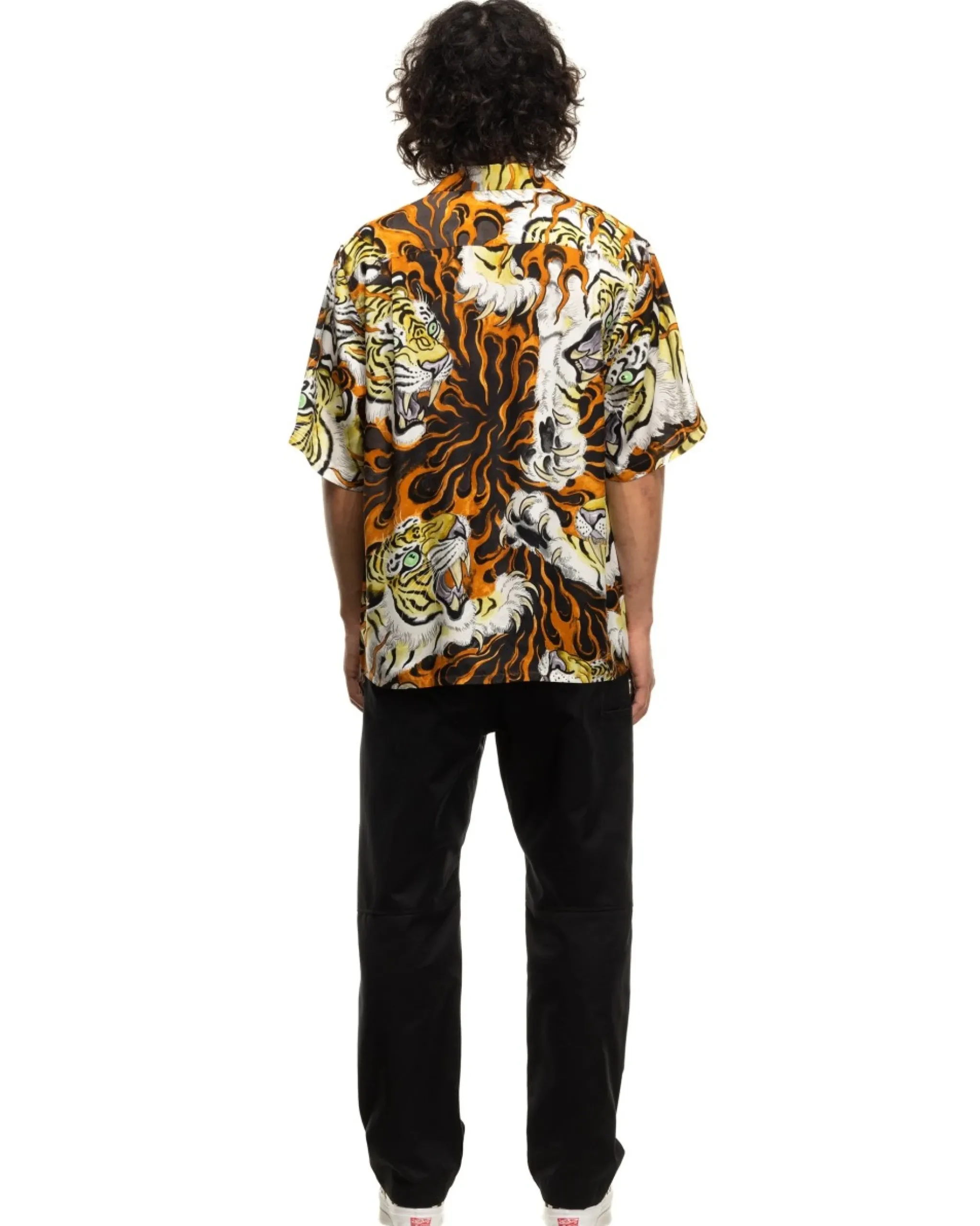 WACKO MARIA Tim Lehi/S/S Hawaiian Shirt ( Type-1 ) Brown>Men Shirts
