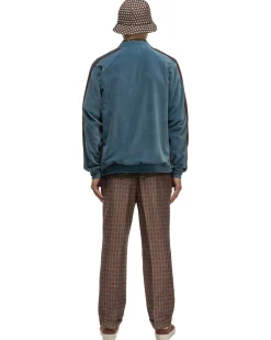 Needles Tucked Trouser-C/Pe Geometric Jq. Orange><noscript><img width=