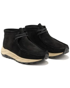 Clarks Originals Wallabee Eden Black Suede>Men Footwear