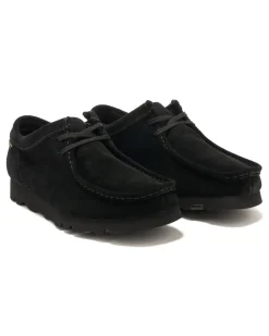 Clarks Originals Wallabee Gtx Suede Black>Men Footwear