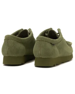 Clarks Originals Wallabee Gtx Suede Loden Green><noscript><img width=