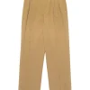AURALEE Washed Heavy Chino Slacks Light Brown>Men Bottoms