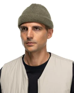 HAVEN Watch Cap-Cashmere Wool Olive>Men Headwear