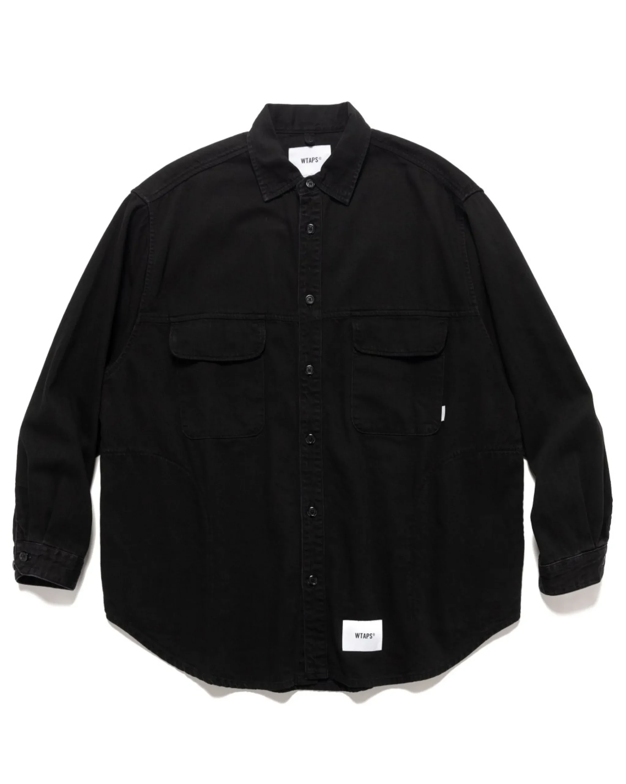 WTAPS Wcpo/Ls/Cotton. Denim Black>Men Shirts