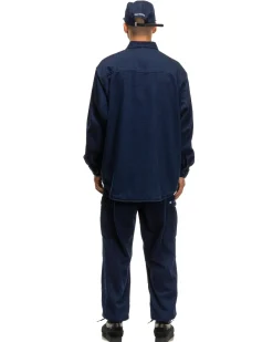 WTAPS Wcpo/Ls/Cotton. Denim Indigo><noscript><img width=