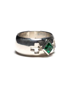 MAPLE Wednesday Ring Silver 925/Emerald>Men Accessories
