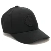 Stone Island Wool/Polyester Gabardine 6 Panel Cap Black>Men Headwear