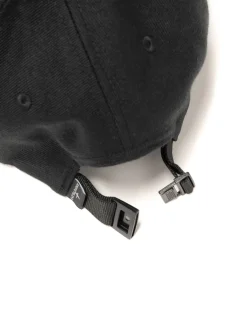 Stone Island Wool/Polyester Gabardine 6 Panel Cap Black><noscript><img width=