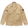 Stone Island Workwear R-Gabardine 3/1 Mil Coat Dove Grey>Men Outerwear