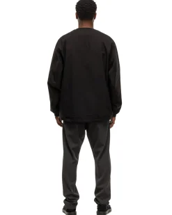 Needles W.U. V Neck Jacket-Poly Ripstop Black><noscript><img width=