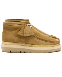 sacai X Clarks Hybrid Wallabee Beige>Men Footwear